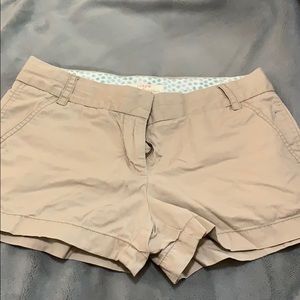 ECU J.Crew shorts size 2